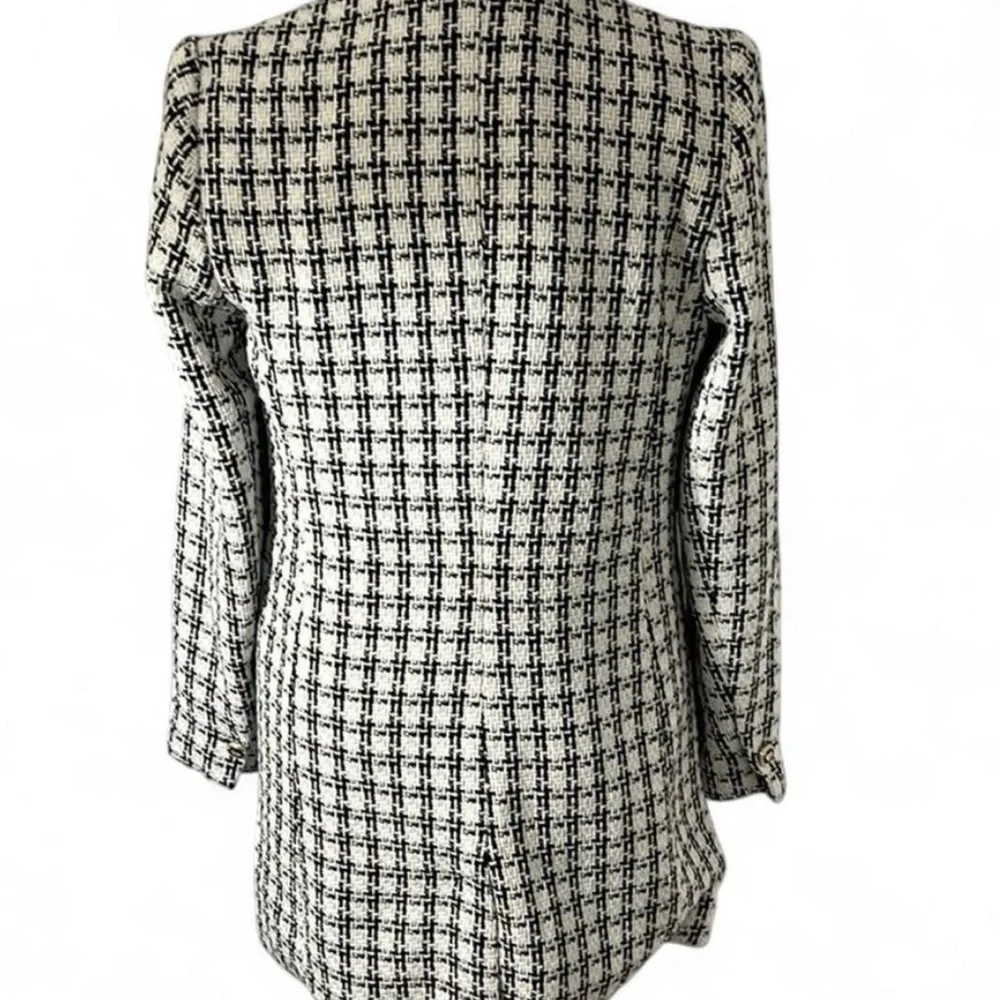 Rachel Zoe black & white coat, size XS - Picture 2 of 5